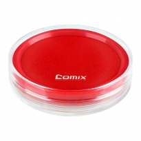 快干印台红色大号财务印章秒干印油印章印泥印台收纳盒按手印红印泥